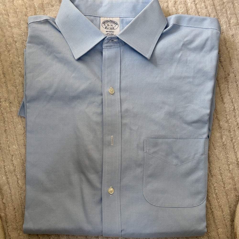 Brooks Brothers Regent Sky Blue Dress Shirt